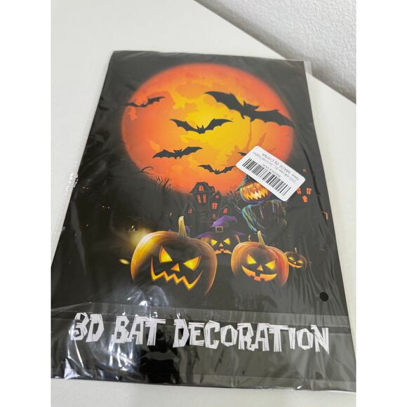 NWT 72 Pieces Halloween 3D Decoration Bat Supplies Party Haunted House - Picture 6 of 6